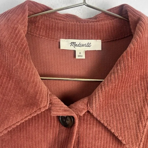 Madewell Corduroy Crop Shirt-Jacket Size S - Picture 3 of 6
